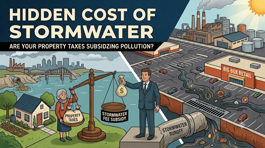 The Hidden Cost of Stormwater: How Your Property Taxes Are Subsidizing&nbsp;Pollution